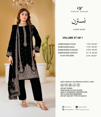 Nastaran Vol-97 Women Velvet 