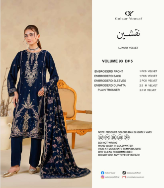 Naqsheen Vol-93 Women Velvet 