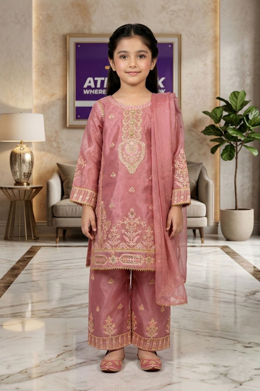 0 75 Kids Organza