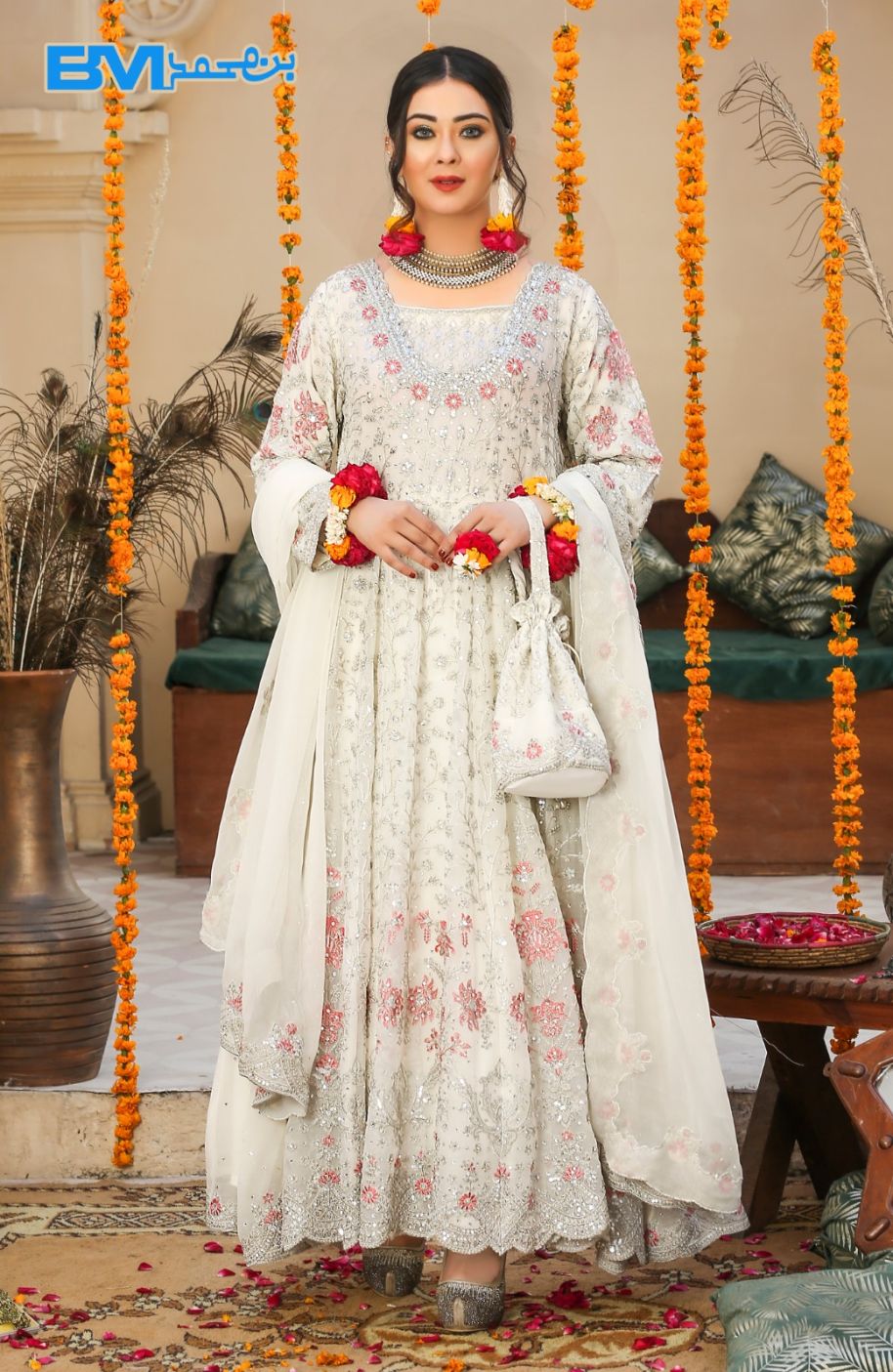 MUQADAS 01 Women Sohni Dharti Chiffon