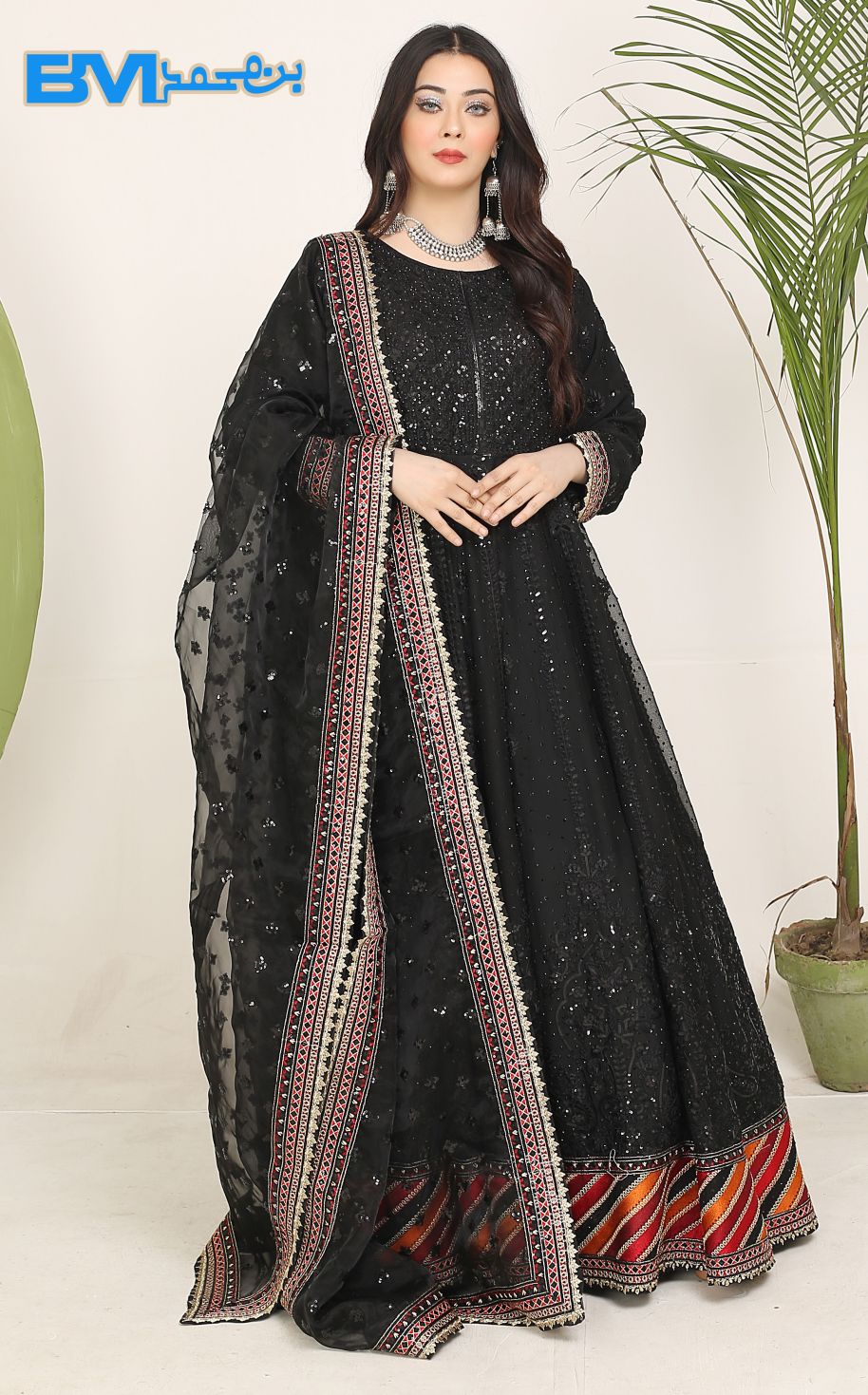 MUQADAS Women Sohni Dharti Chiffon