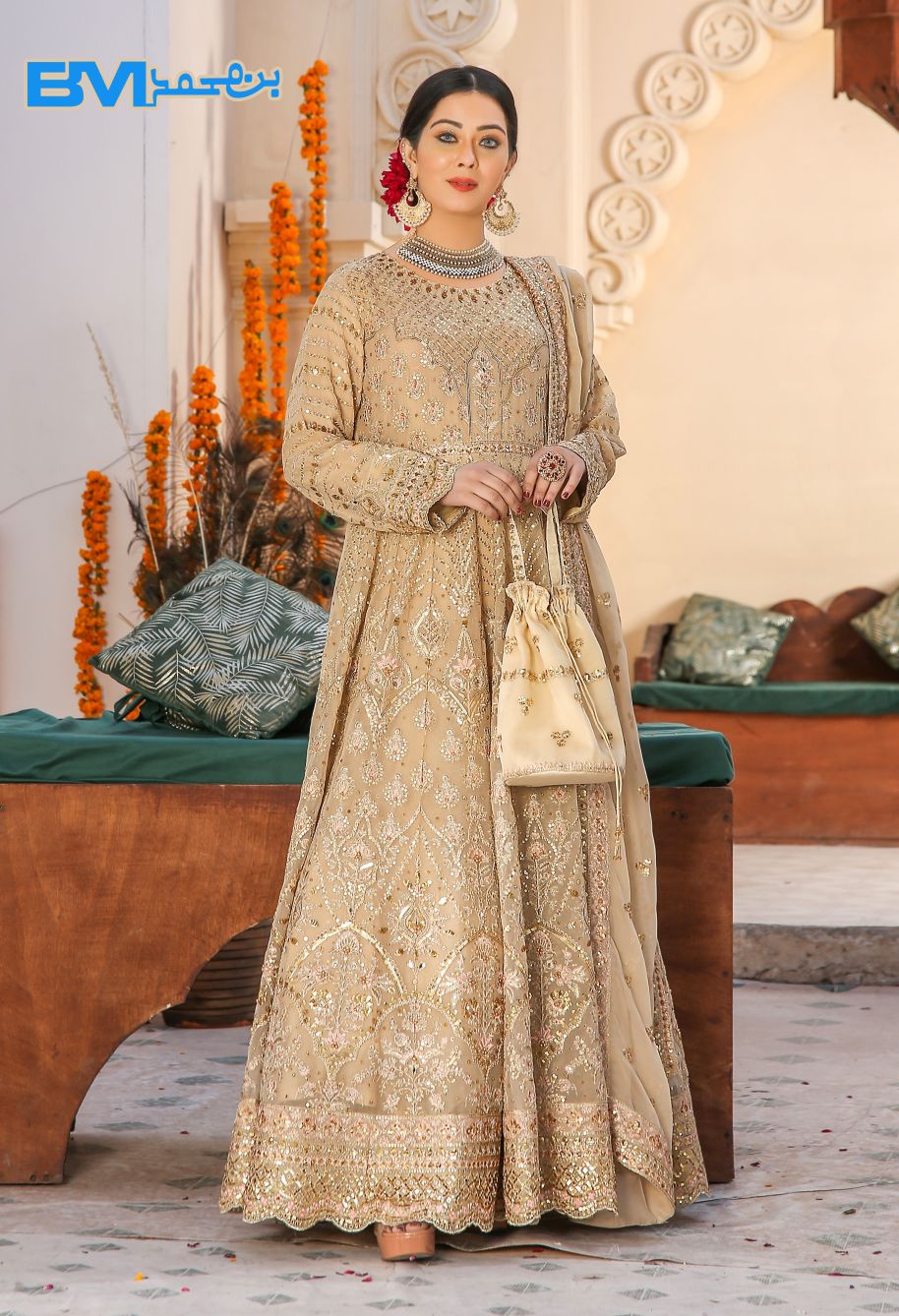 MUQADAS Women Sohni Dharti Chiffon