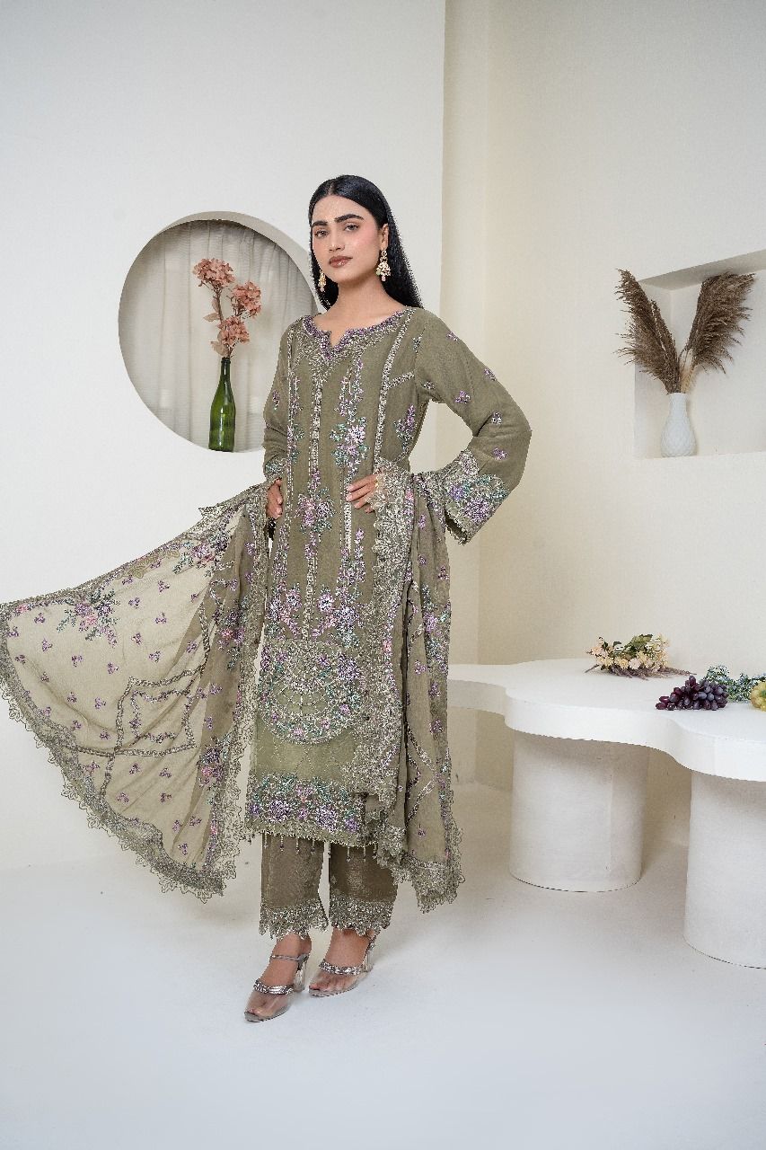 S-219 Women Sohni Dharti Chiffon