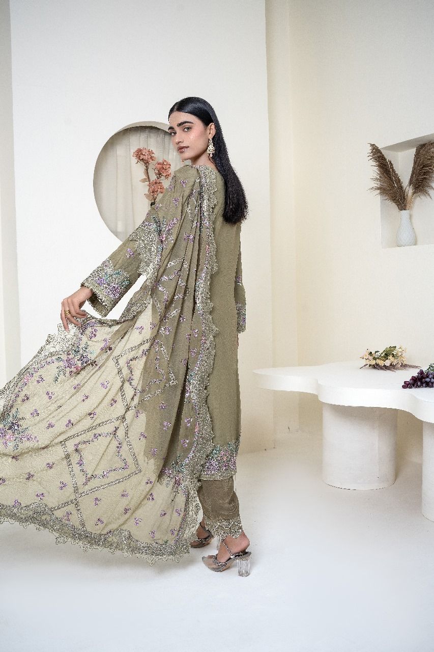 S-219 Women Sohni Dharti Chiffon