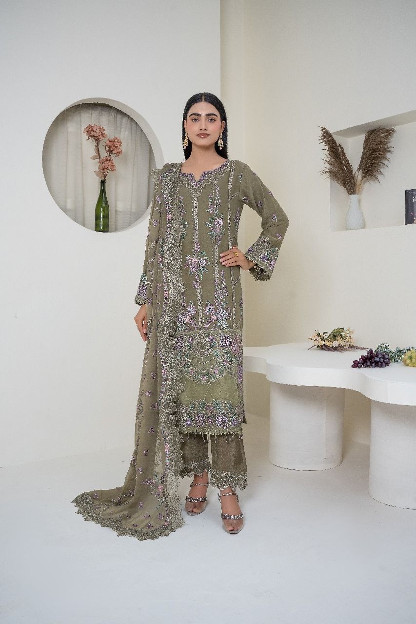 S-219 Women Sohni Dharti Chiffon