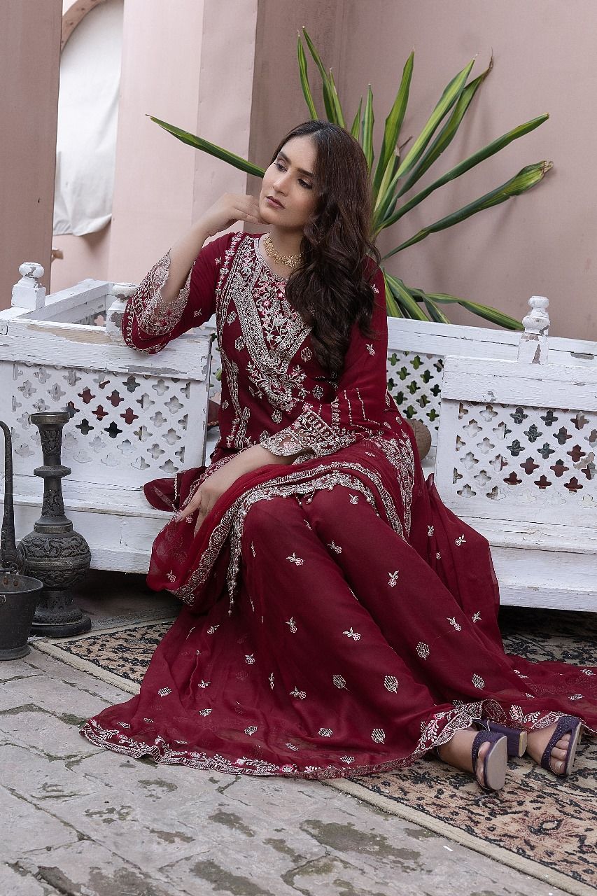 S-303 Women Sohni Dharti Chiffon