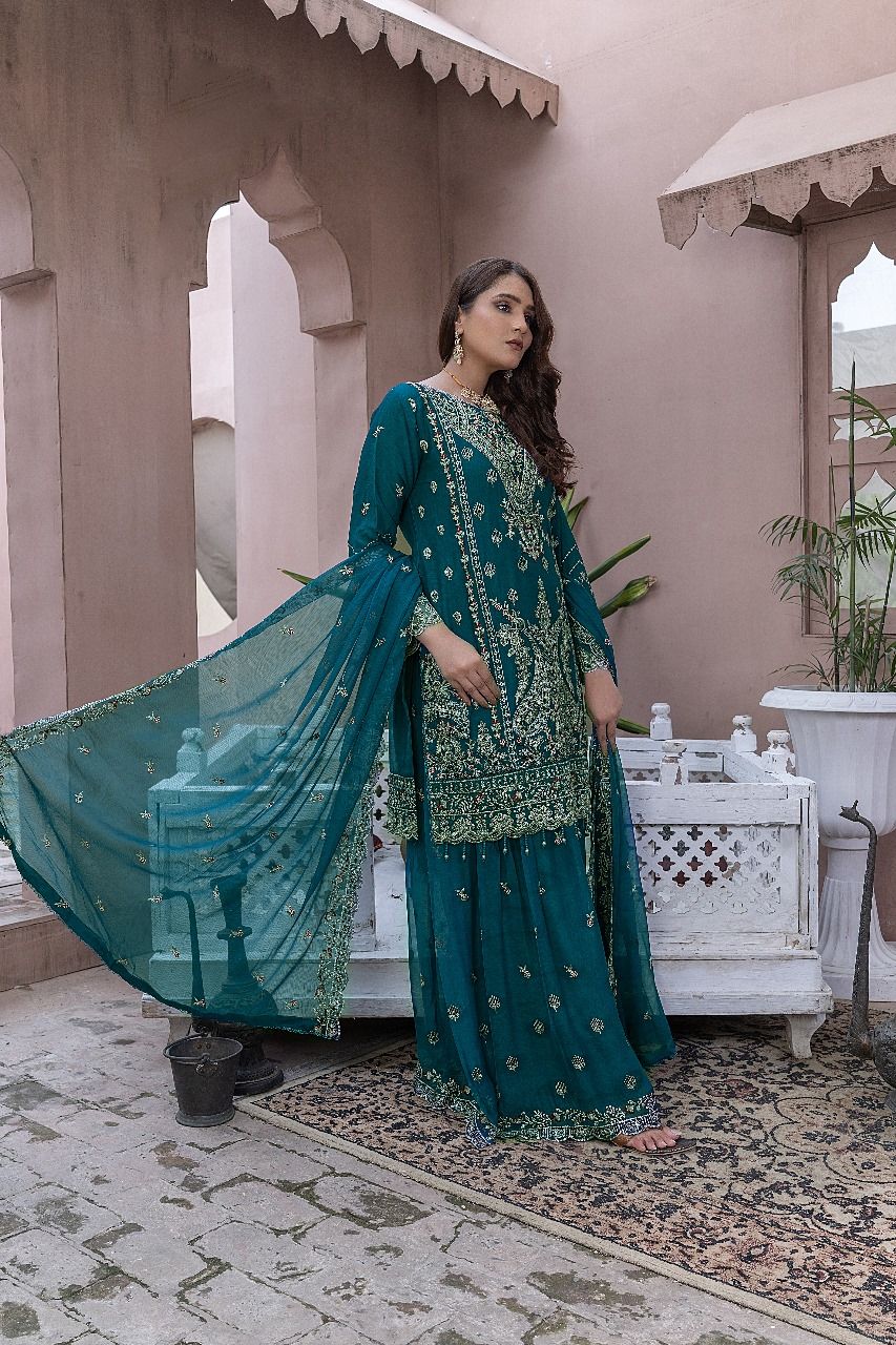 S-303 Women Sohni Dharti Chiffon
