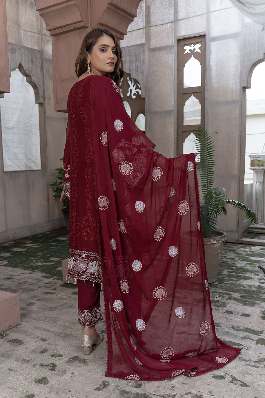 S-190 Women Sohni Dharti Chiffon