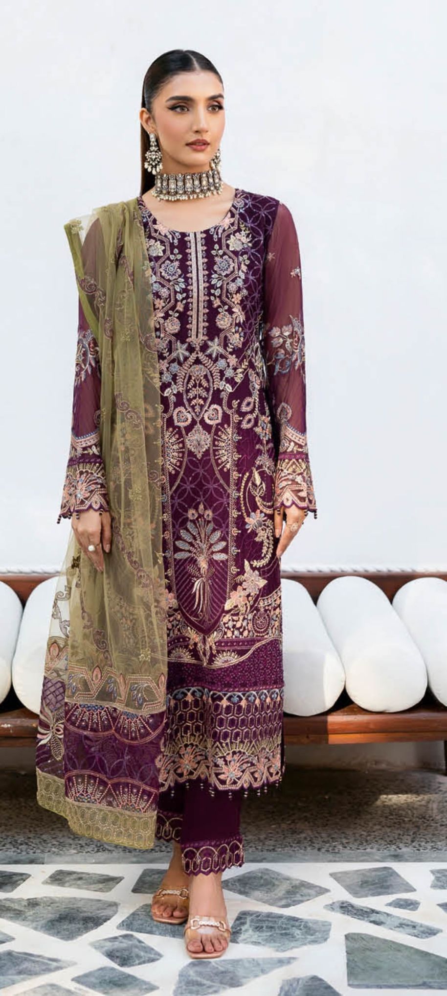 Ramsha Chevron Vol 10 Women Chiffon