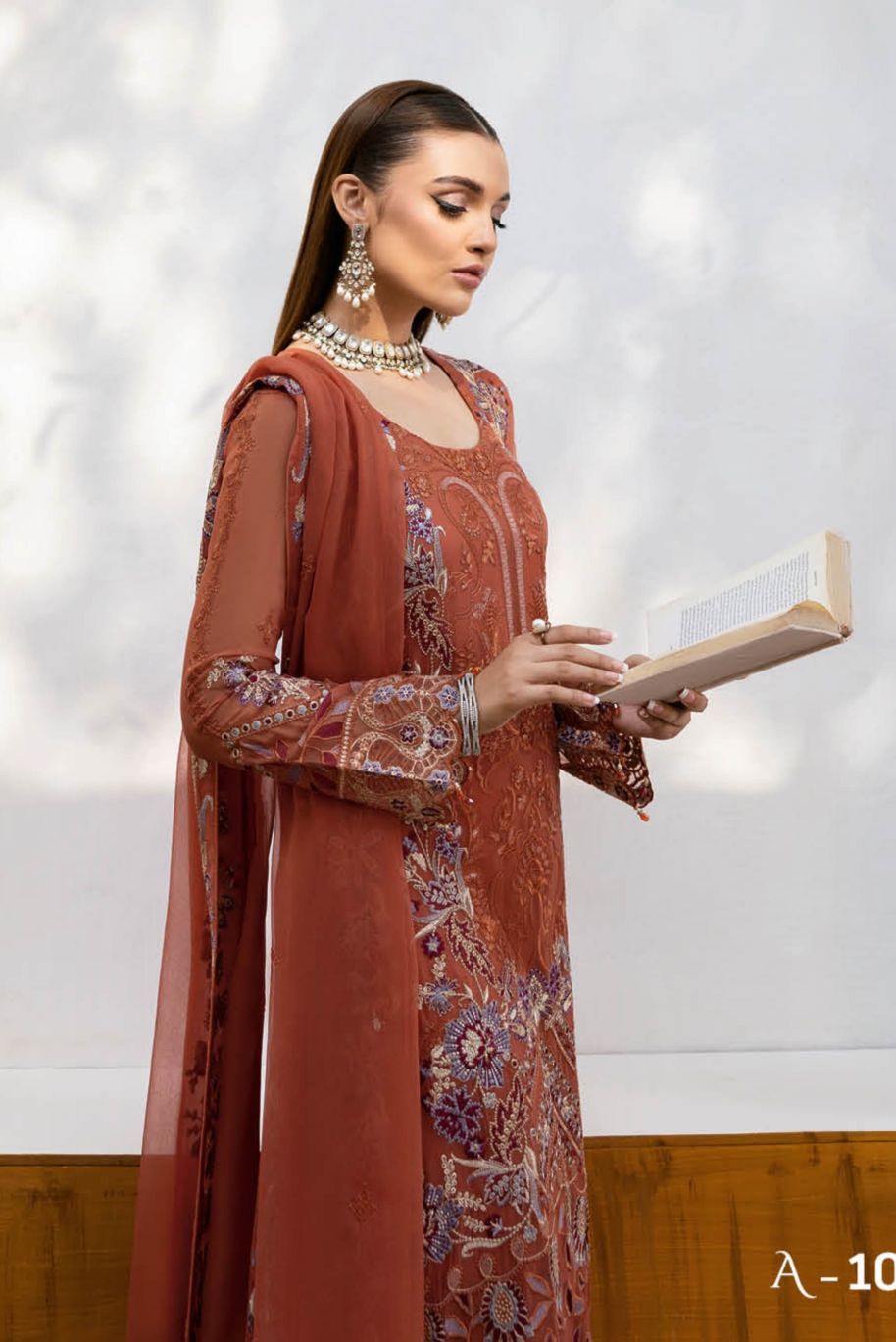 Ramsha Chevron Vol 10 Women Chiffon