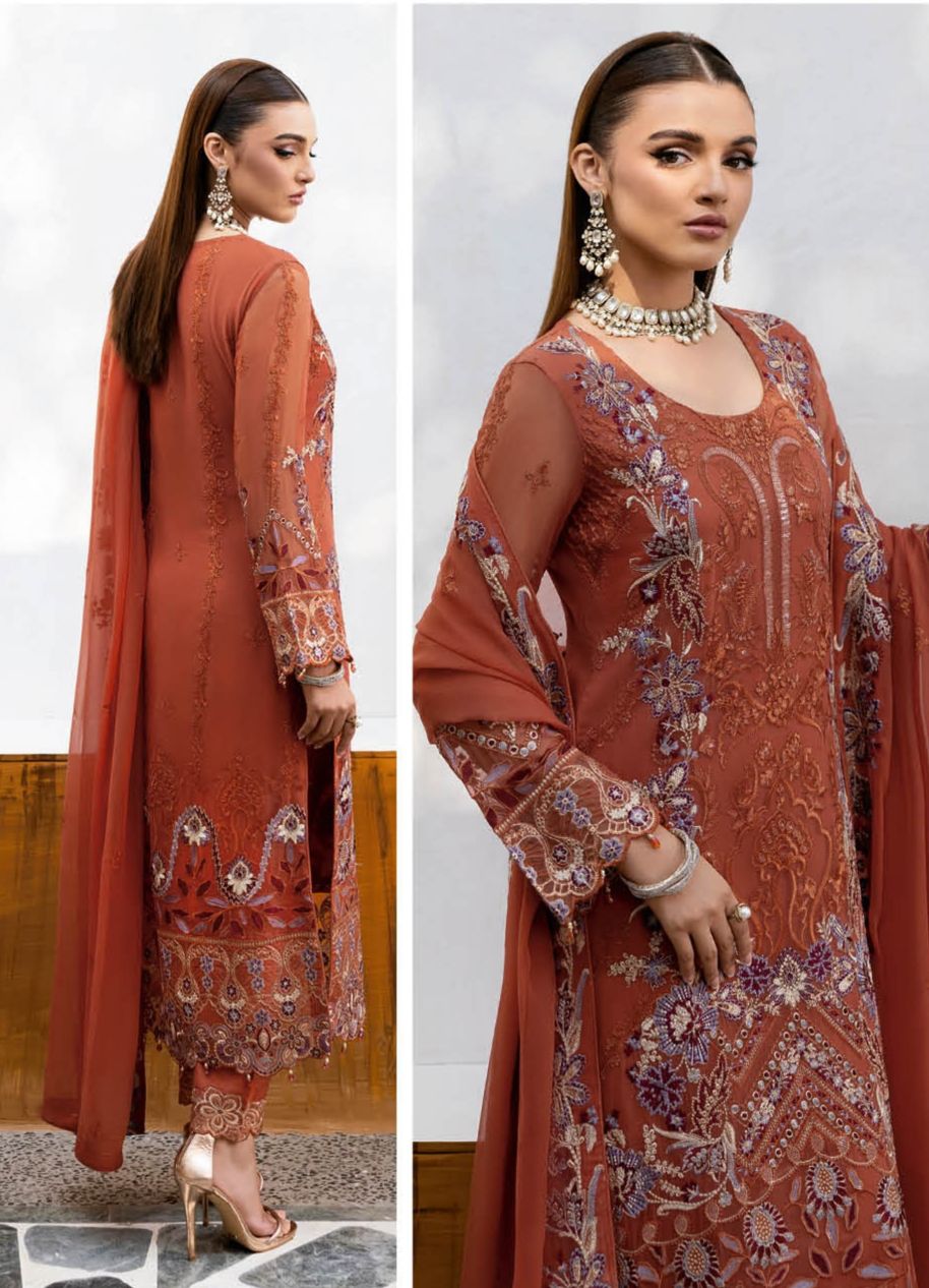 Ramsha Chevron Vol 10 Women Chiffon