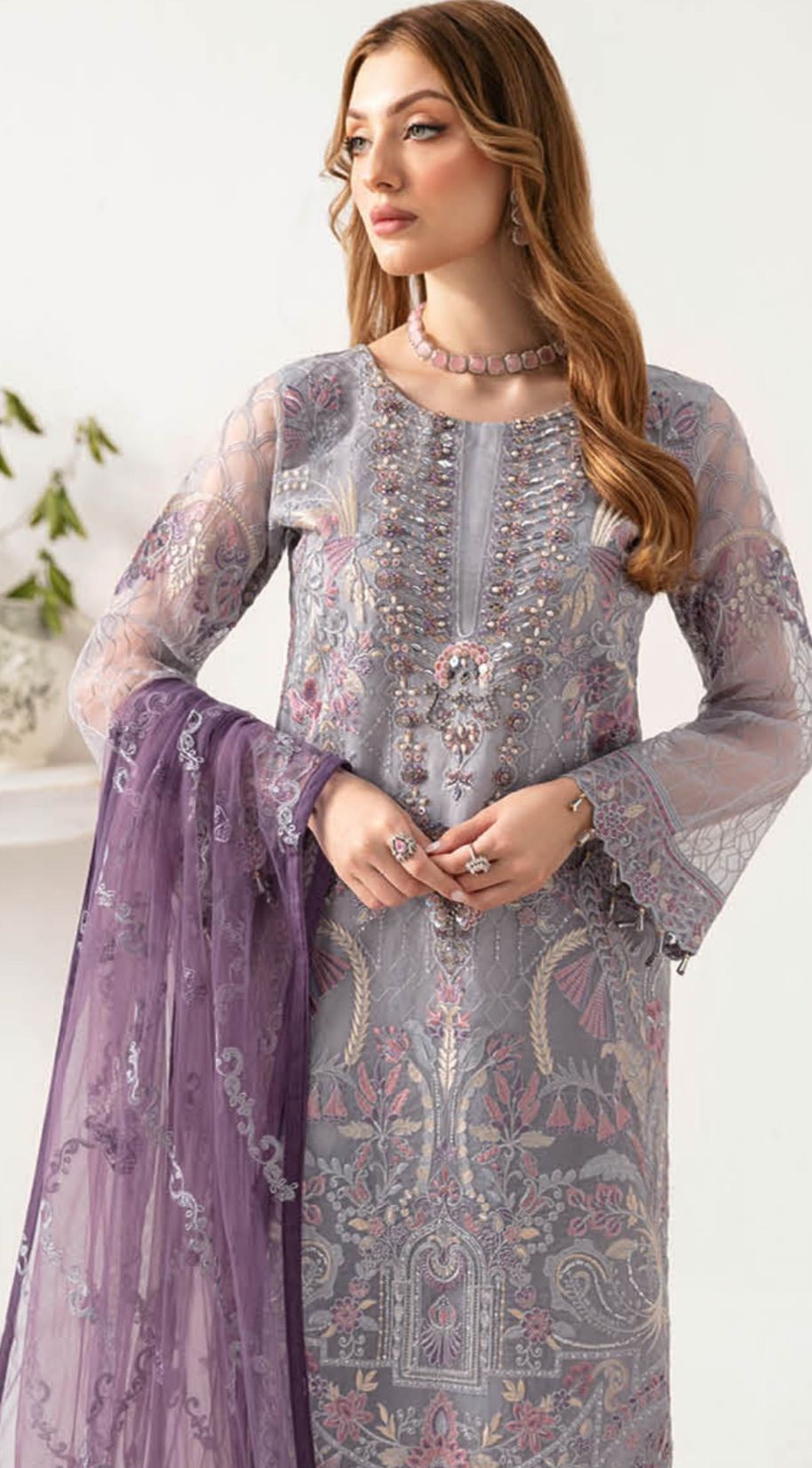Ramsha Minhal Vol 11 Women Organza