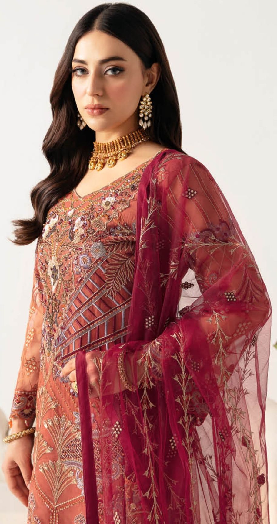 Ramsha Minhal Vol 11 Women Organza