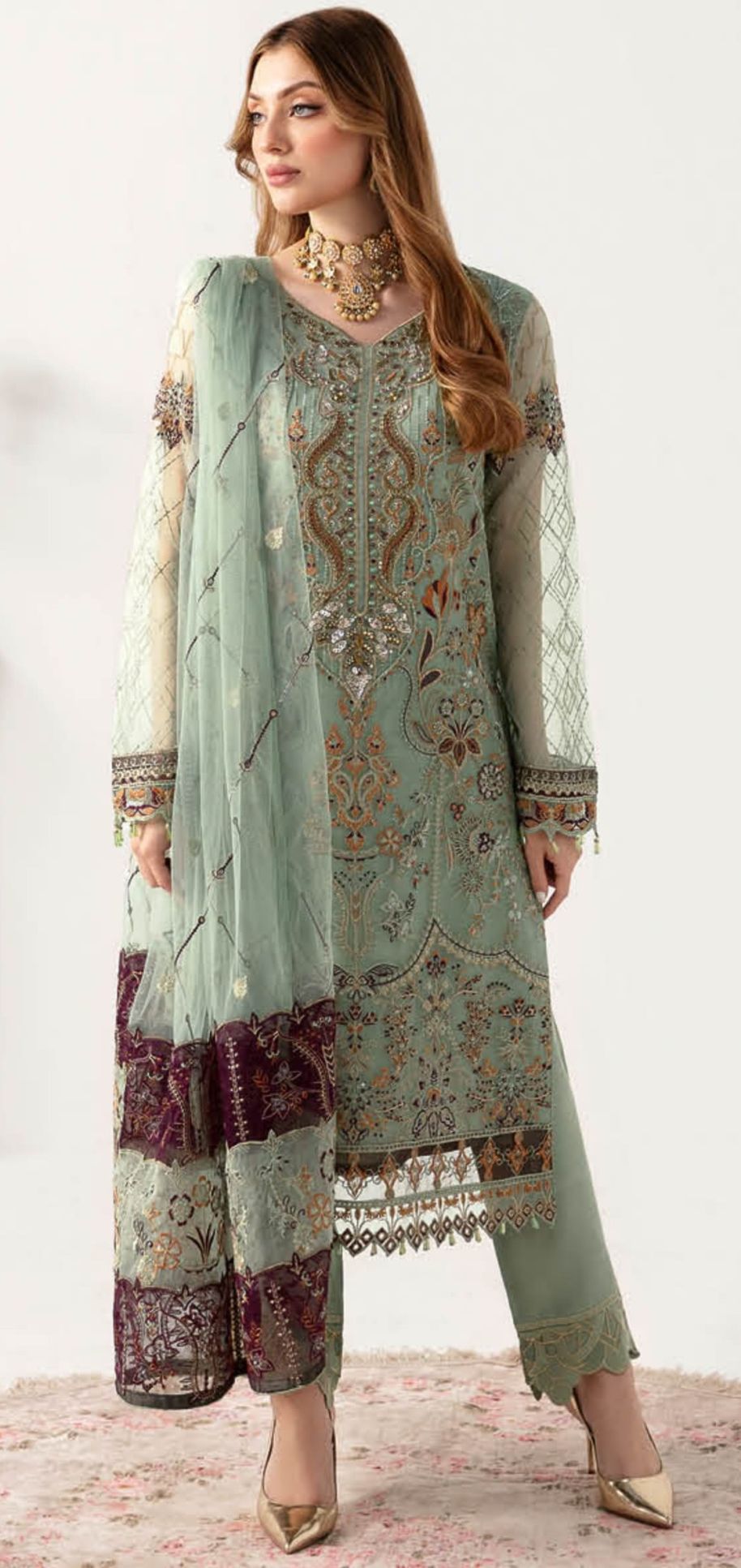 Ramsha Minhal Vol 11 Women Organza