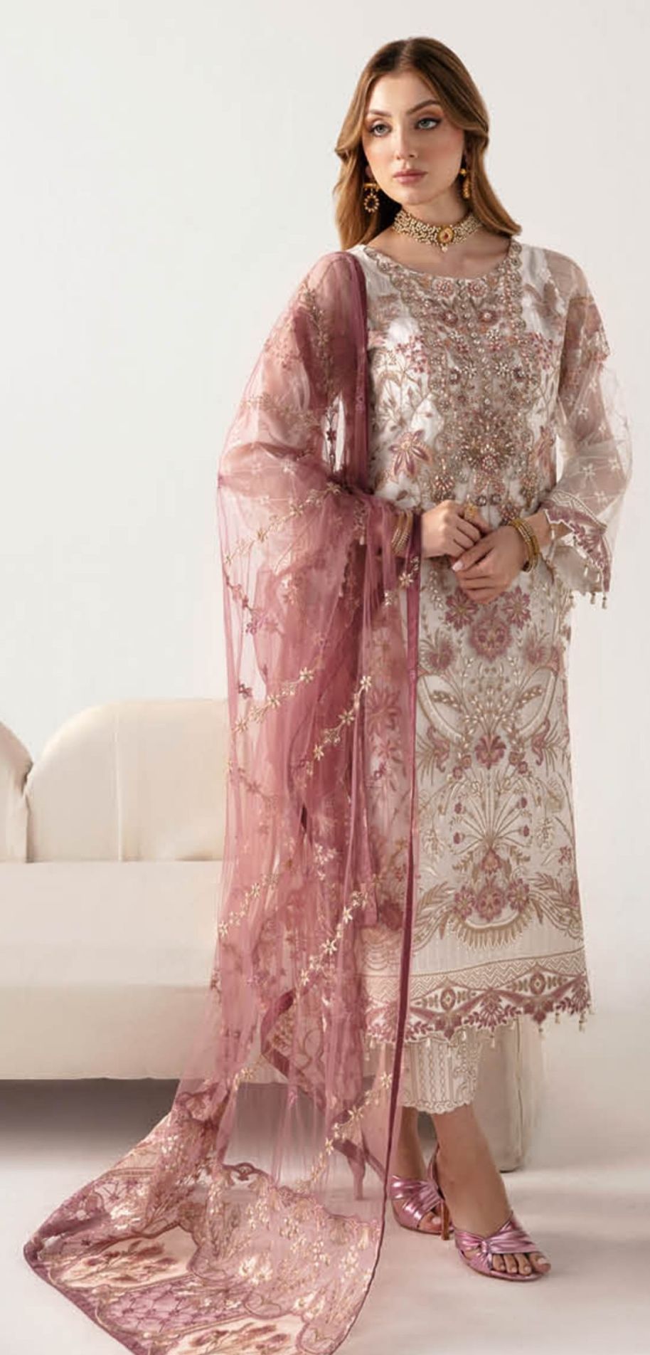 Ramsha Minhal Vol 11 Women Organza