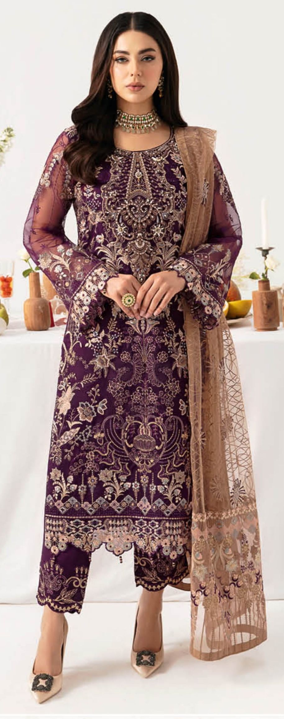 Ramsha Minhal Vol 11 Women Organza