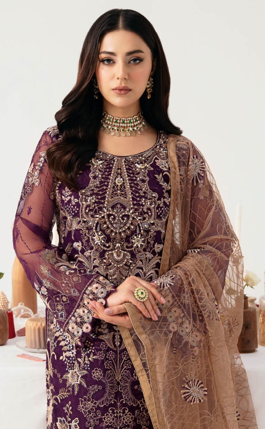 Ramsha Minhal Vol 11 Women Organza