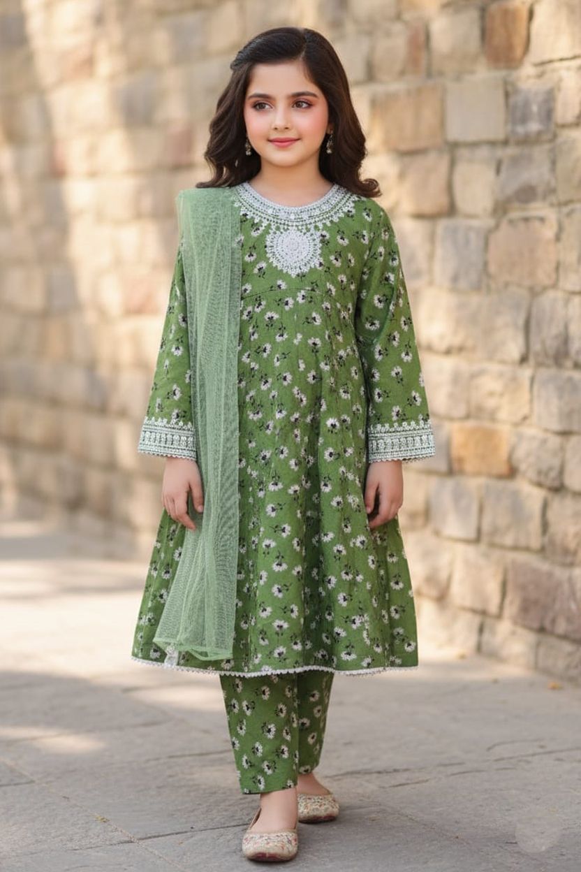 4429 Kids Linen Print