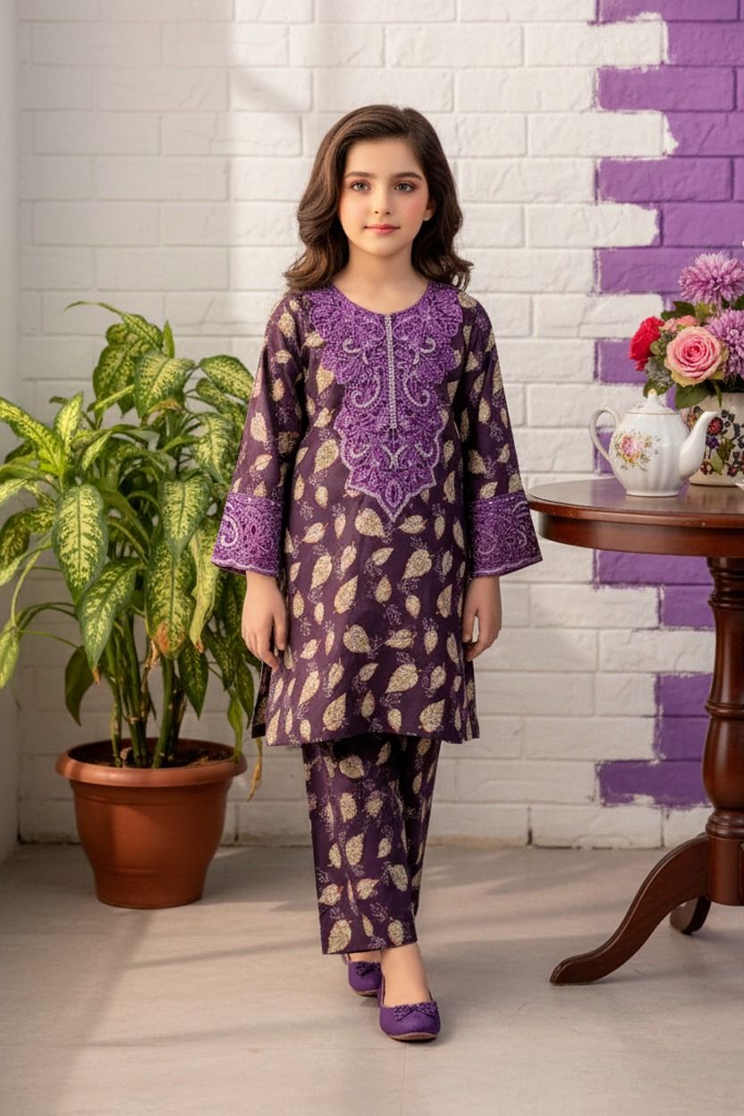 4447 Kids Linen Print