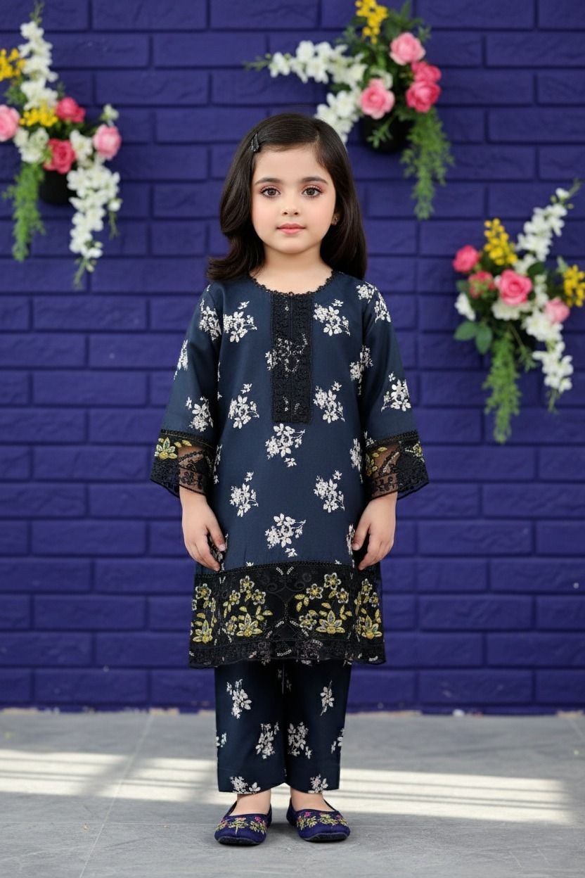 4478 Kids Linen Print