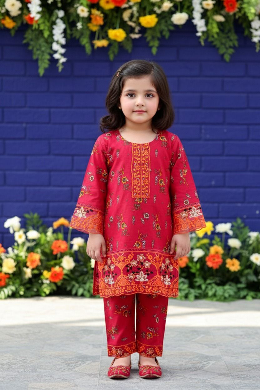 4478 Kids Linen Print 