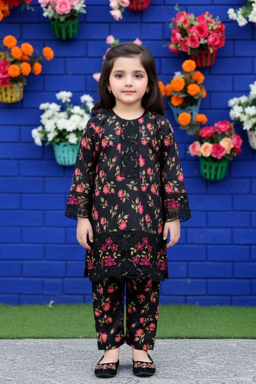 4478 Kids Linen Print