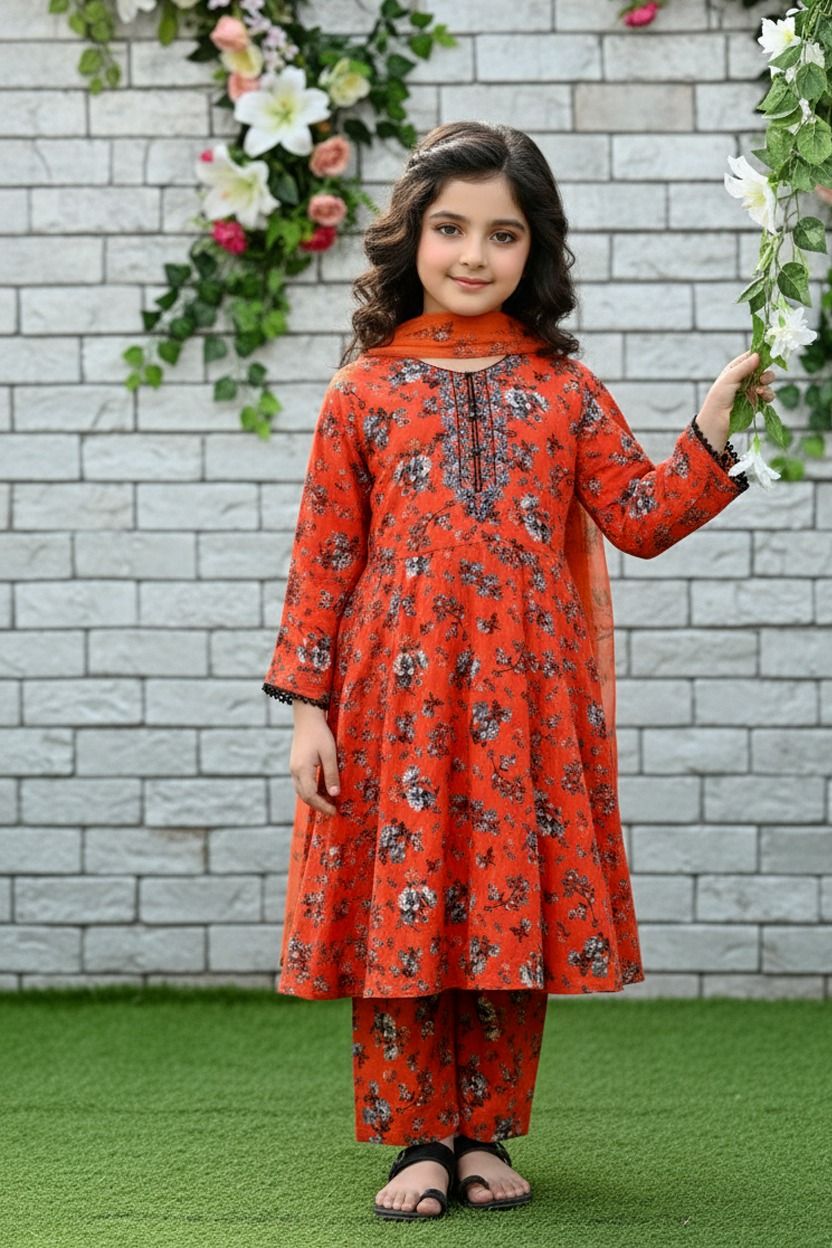 4425 Kids Linen Print