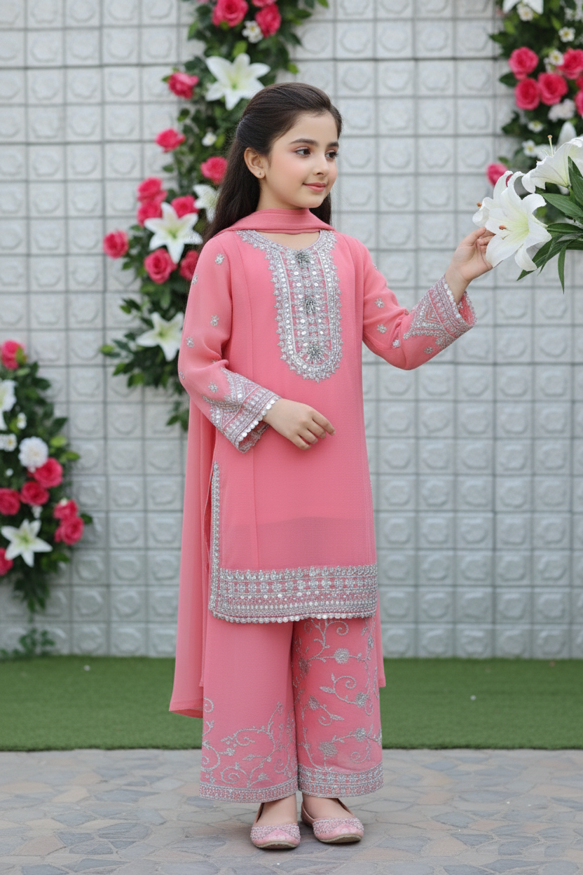 Ab-3973 Kids Chiffon