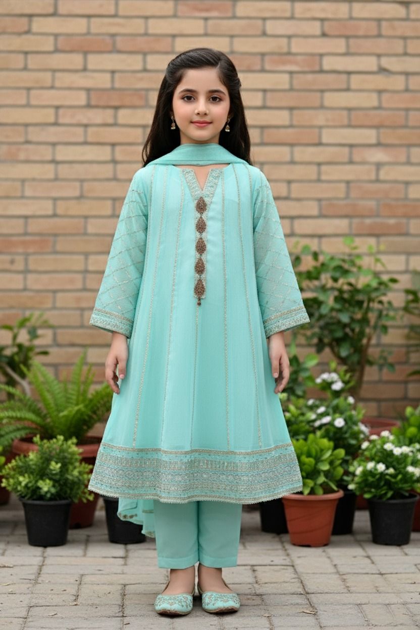 ab-3502 Kids Sohni Dharti Chiffon