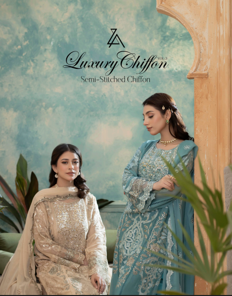 ZA Clothes Luxury Chiffon Vol-03 Women Chiffon