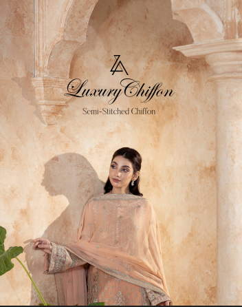 ZA Clothes Luxury Vol-02 Women Chiffon