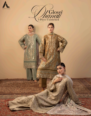 ADAN'S LIBAS GLOSSY DHANAK  Women Dhanak