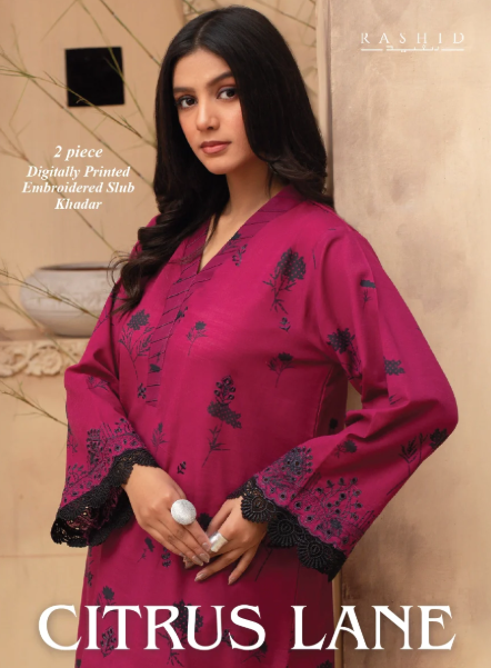Citrus Lane 2PC Women slub khadar