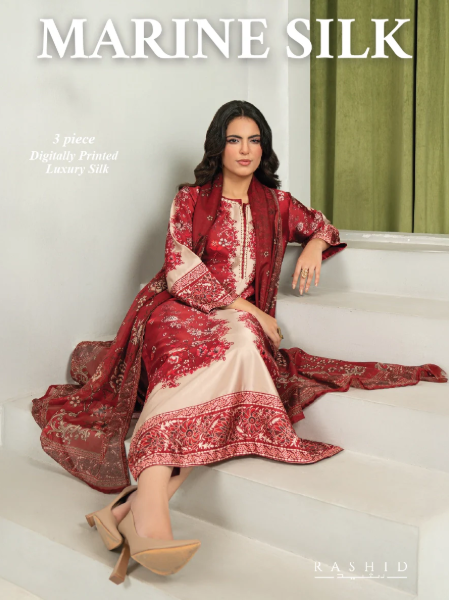 Marine Silk Women printed silk