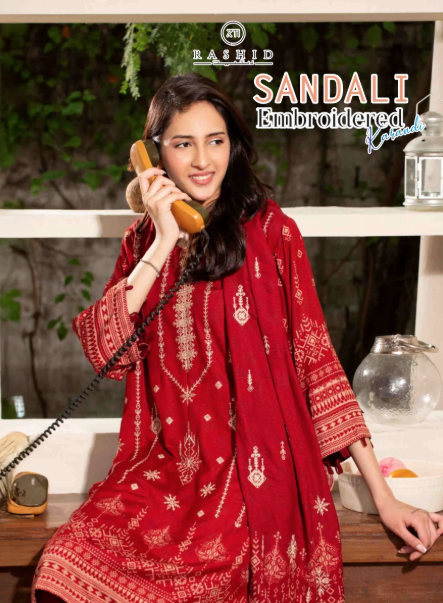  Sandali Embroidered Karandi Women RICE KARANDI