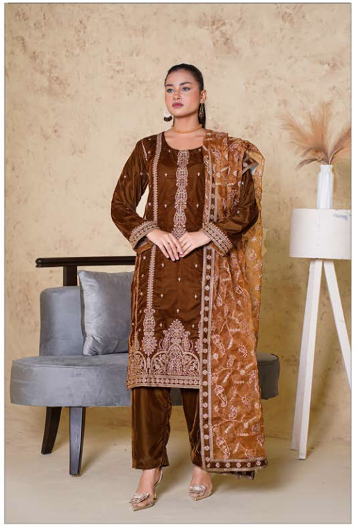 Bareeze vol-80 Women Velvet 