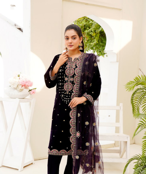 Bareeze vol-76 Women Velvet 