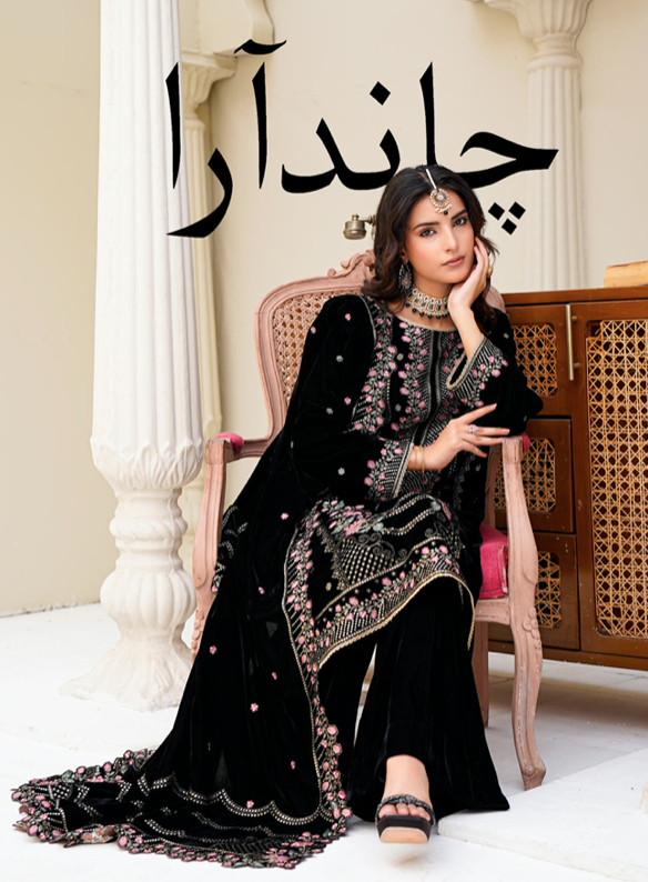 Chand  Araa Women Velvet 