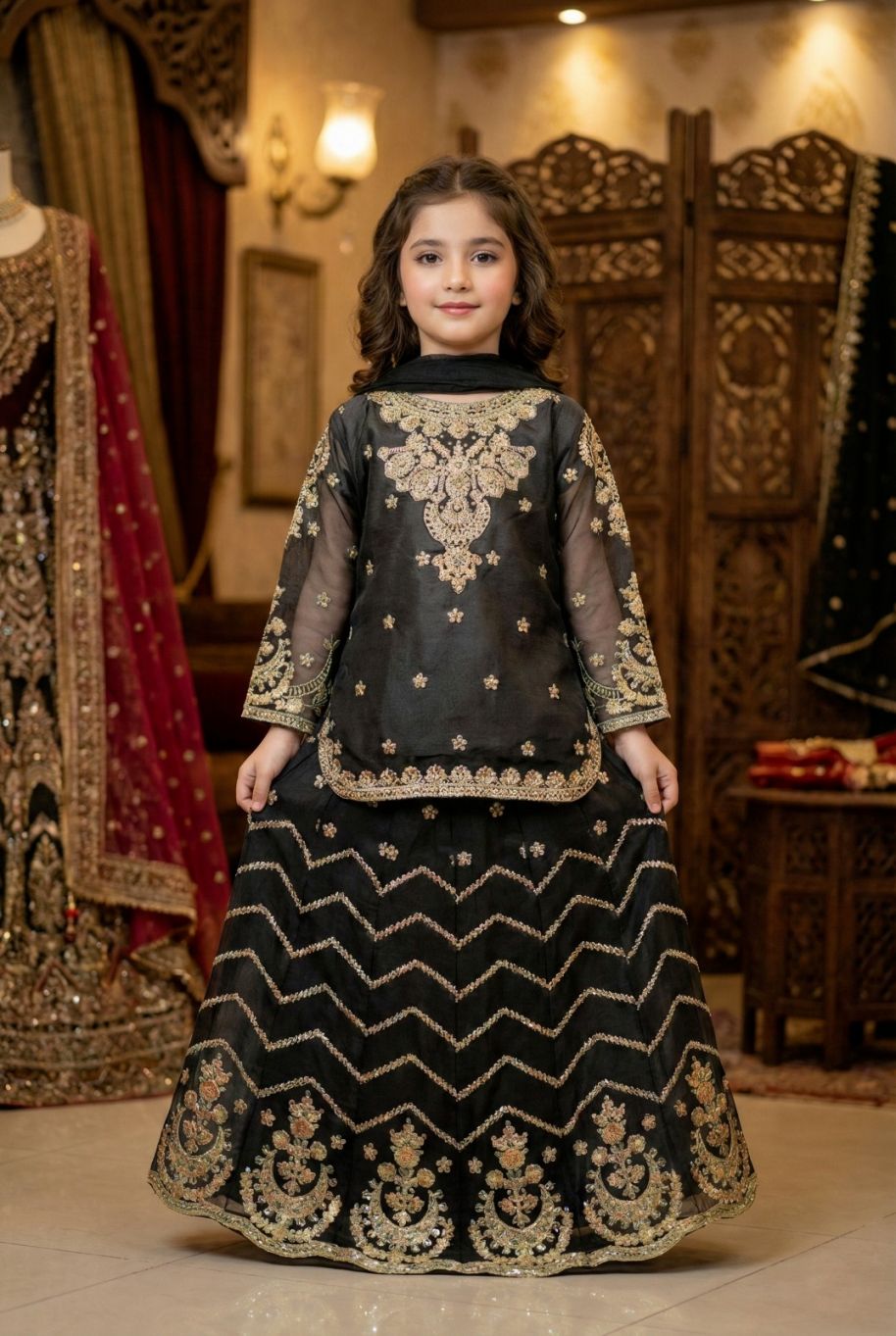S 43 Kids Chiffon