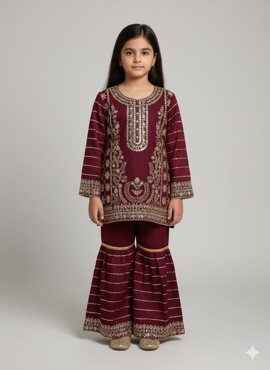 K007 Kids Shesha Silk
