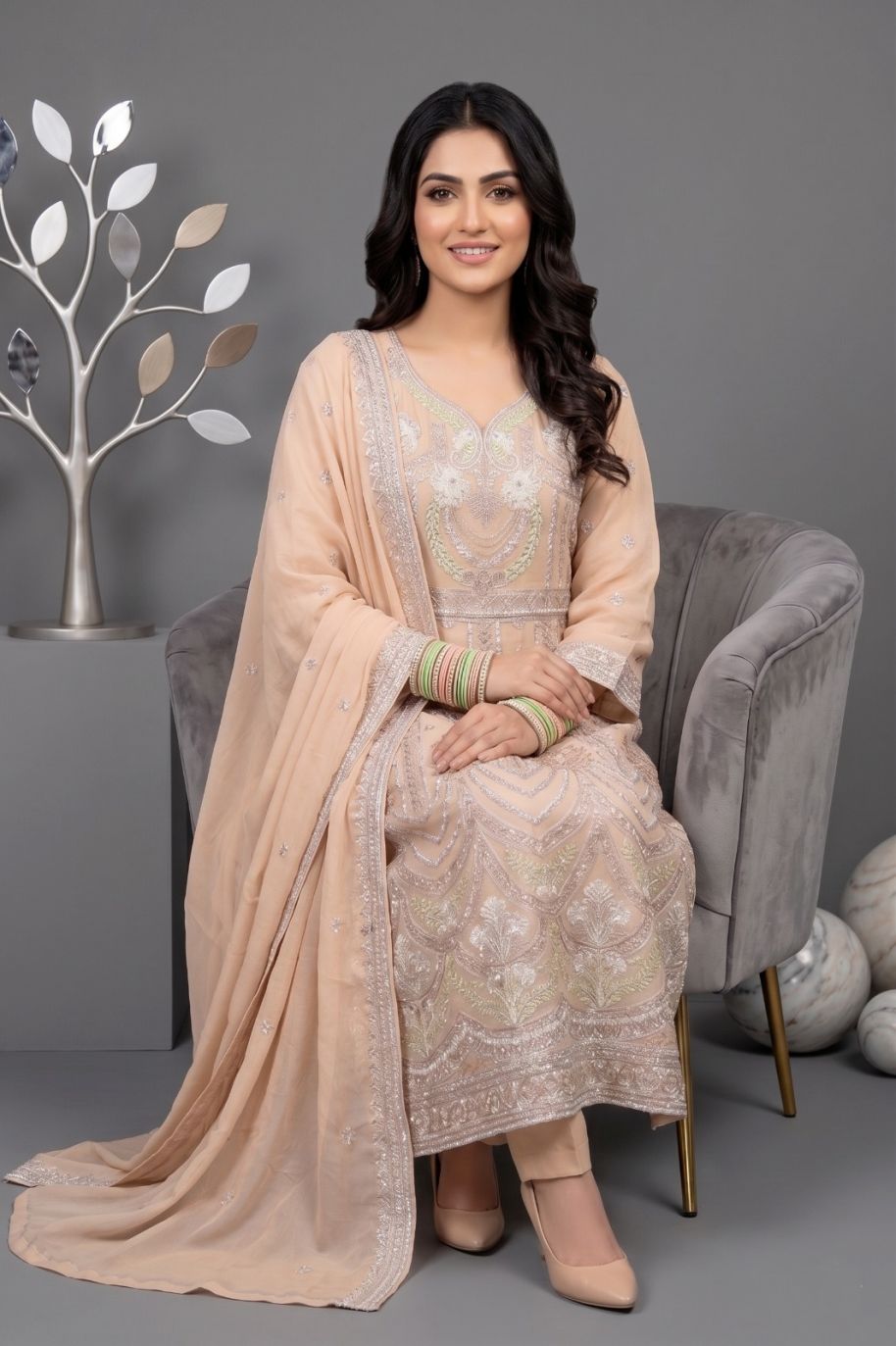 W018 Women Chiffon