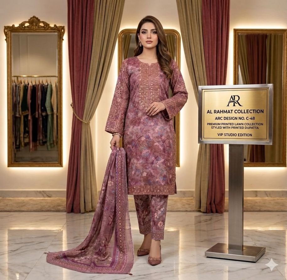 C 48 Women Print Lawn