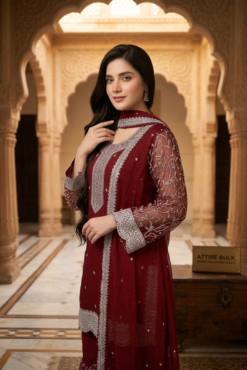 W013 Women Chiffon