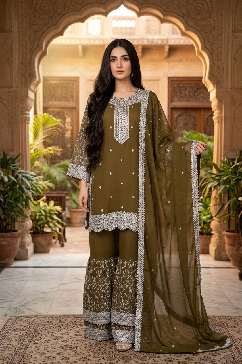 W013 Women Chiffon
