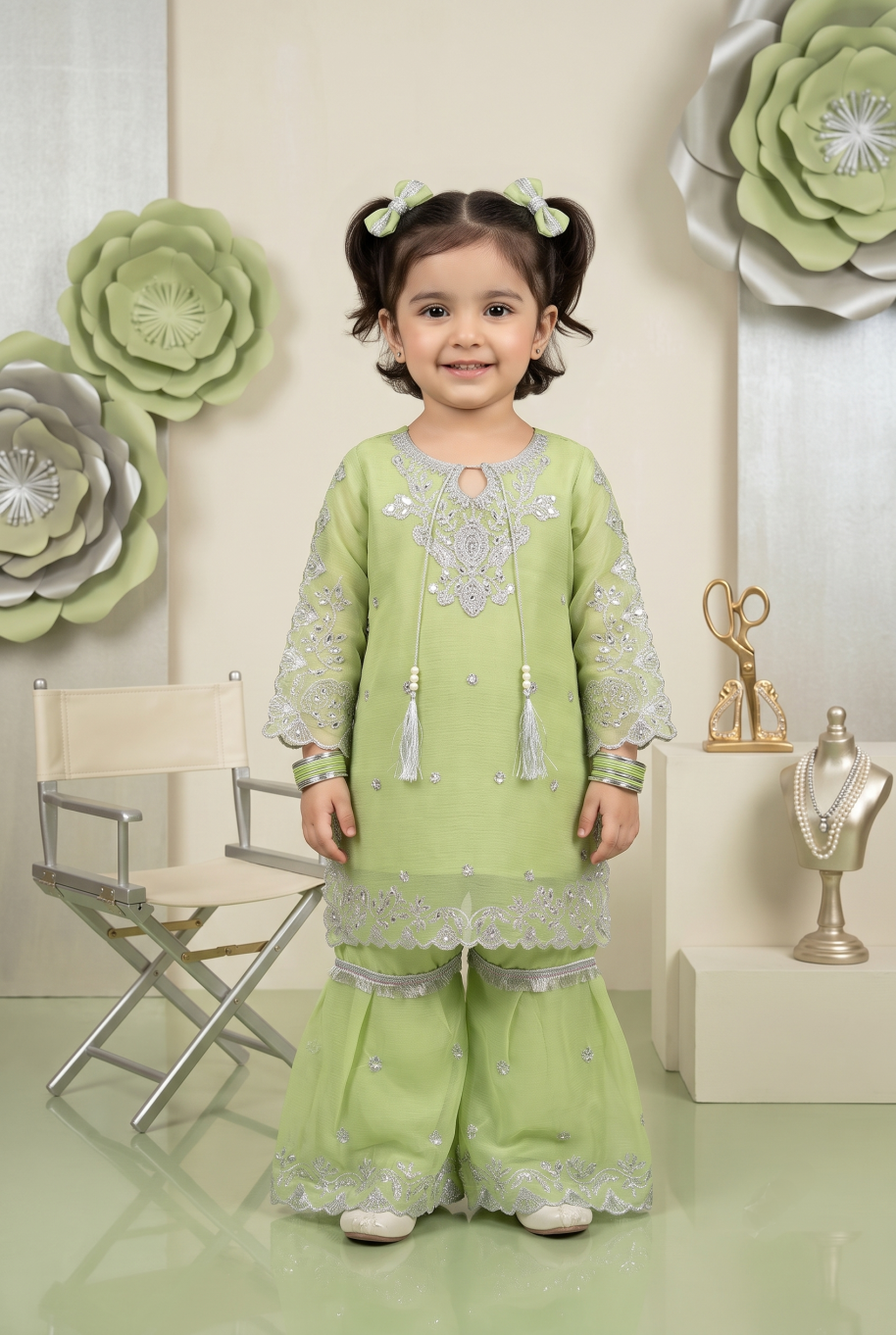 k2032 Kids Chiffon