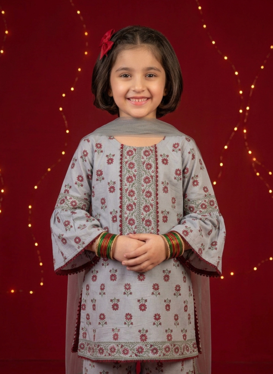 ZM04 Kids Print Cotton