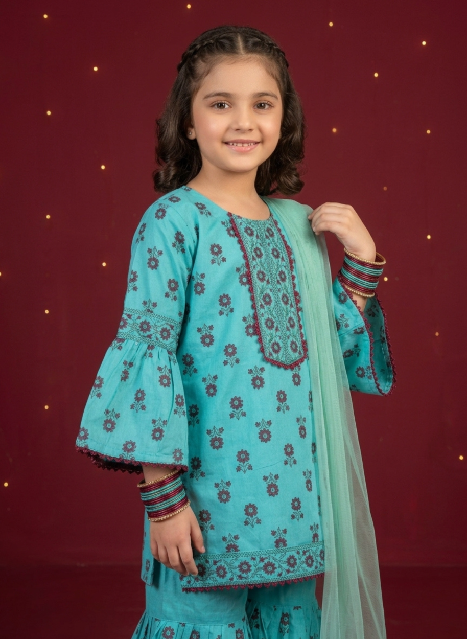 ZM04 Kids Print Cotton