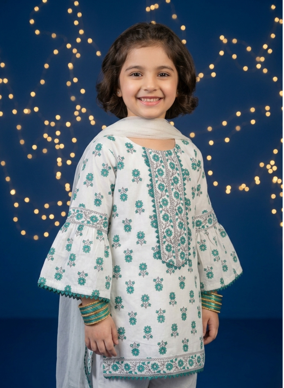 ZM04 Kids Print Cotton