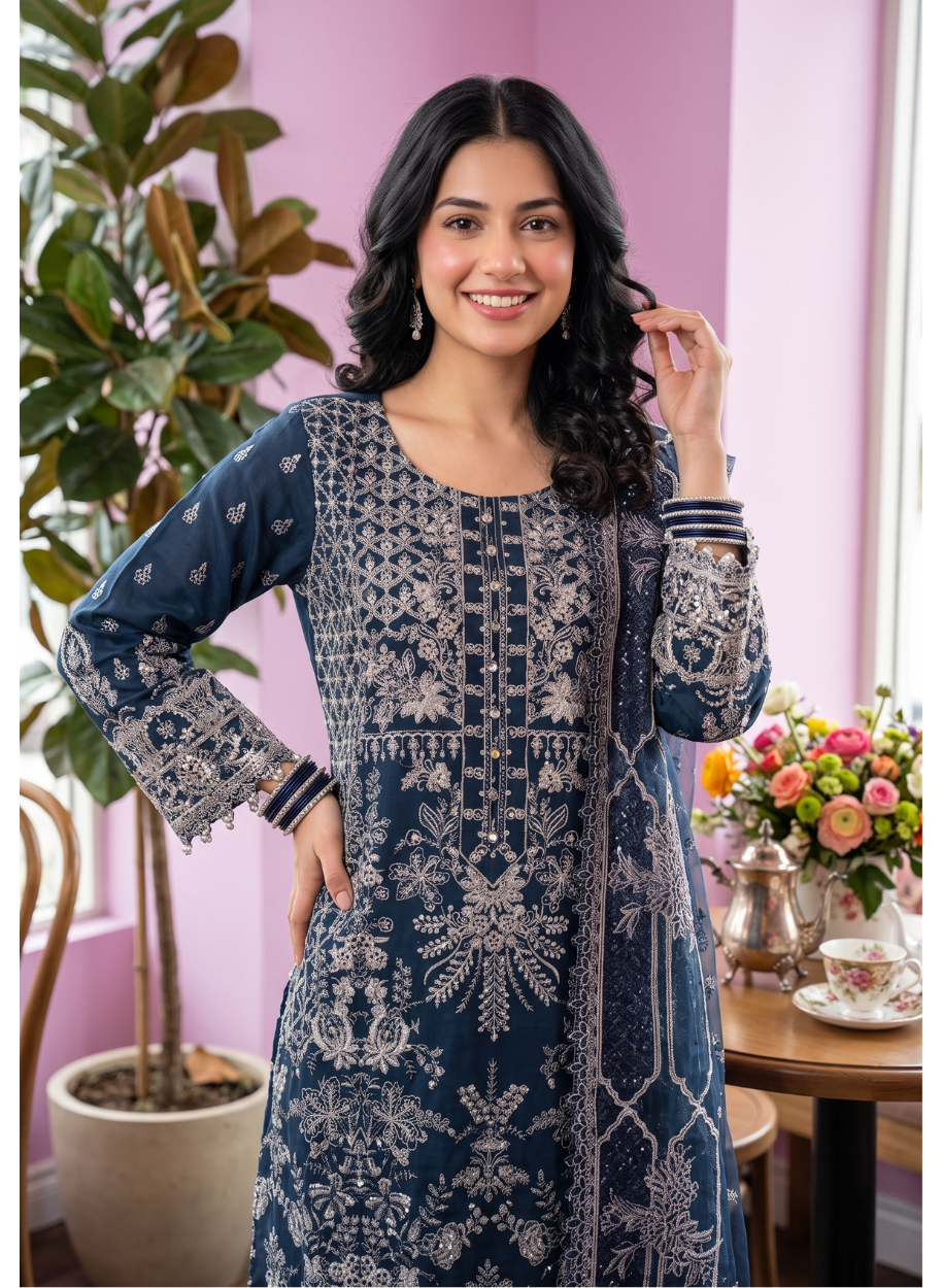BM-4031 Women Sohni Dharti Chiffon