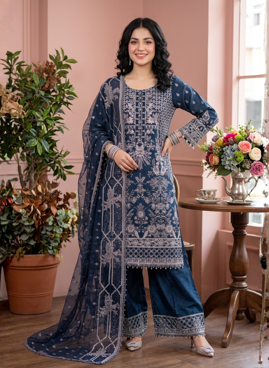 BM-4031 Women Sohni Dharti Chiffon